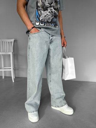 SUPER BAGGY JEANS ICE BLUE