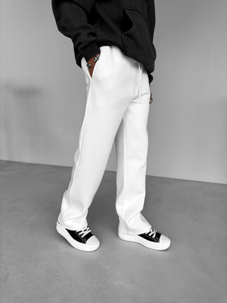 BAGGY FIT BASIC JOGGER WHITE