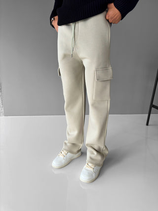 BAGGY FIT CARGO JOGGER STONE