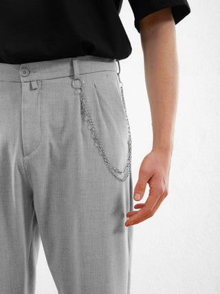 BOYFRIEND TROUSERS GRAY