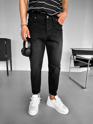 BOYFRIEND BASIC JEANS BLACK