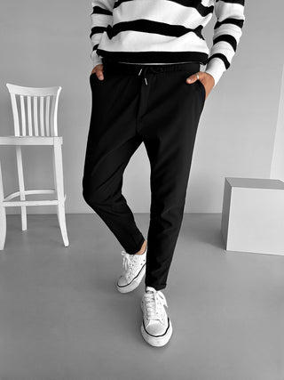 BOYFRIEND STRETCH PANT BLACK