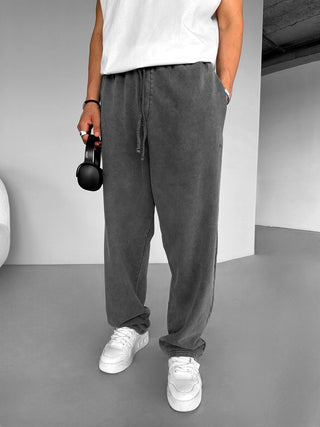 LOOSE FIT WASHED JOGGER ANTHRACITE