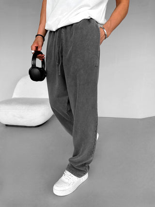 LOOSE FIT WASHED JOGGER ANTHRACITE