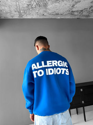 OVERSIZE ALLERGIC SWEATSHIRT BLUE