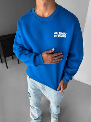 OVERSIZE ALLERGIC SWEATSHIRT BLUE