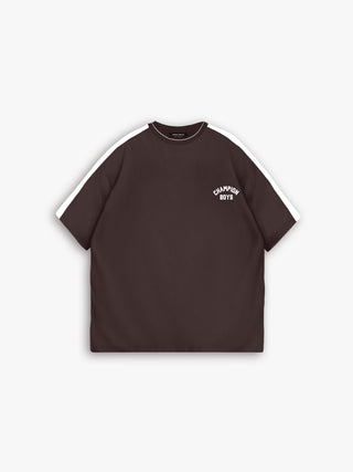 OVERSIZE CHAMPION T-SHIRT BROWN