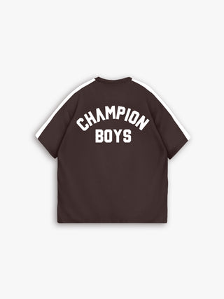 OVERSIZE CHAMPION T-SHIRT BROWN