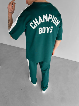 OVERSIZE CHAMPION T-SHIRT PETROL