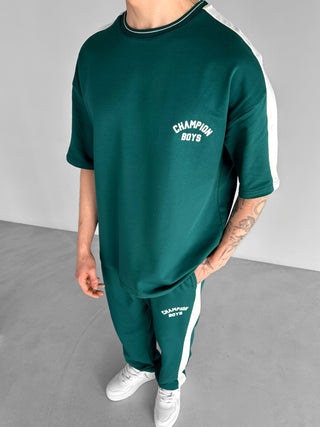 OVERSIZE CHAMPION T-SHIRT PETROL