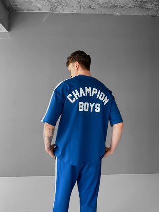 OVERSIZE CHAMPION T-SHIRT SAX BLUE