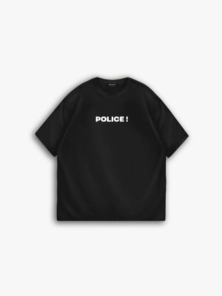 OVERSIZE DA POLICE T-SHIRT BLACK