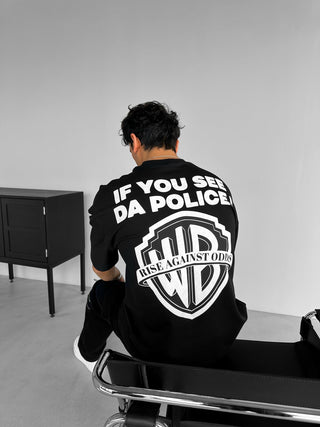 OVERSIZE DA POLICE T-SHIRT BLACK