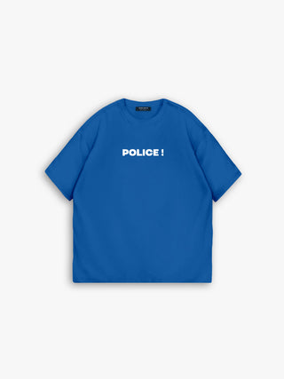 OVERSIZE DA POLICE T-SHIRT BLUE