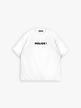 OVERSIZE DA POLICE T-SHIRT WHITE