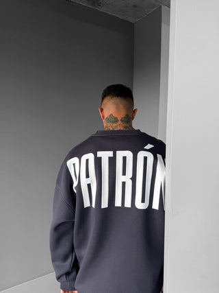 OVERSIZED PATRON SWEATER ANTHRACITE