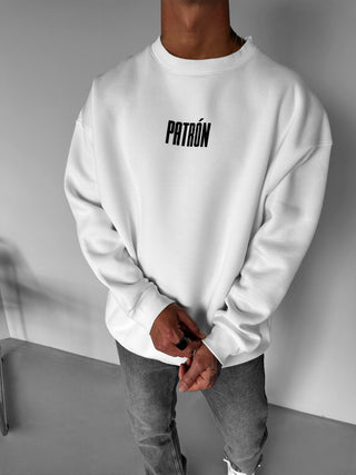 OVERSIZED PATRON SWEATER WHITE