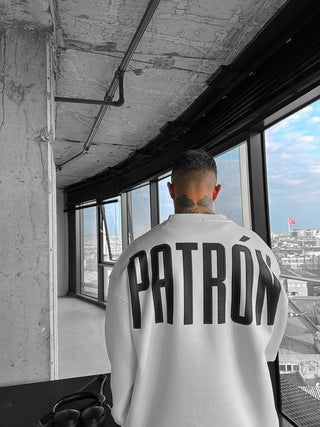 OVERSIZED PATRON SWEATER WHITE