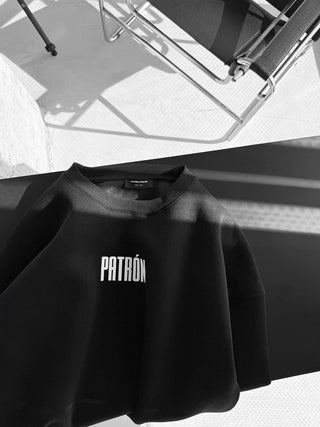 OVERSIZED PATRON SWEATER BLACK