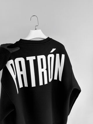 OVERSIZED PATRON SWEATER BLACK