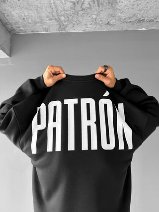 OVERSIZED PATRON SWEATER BLACK