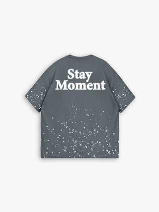 OVERSIZE STAY MOMENT T-SHIRT GRAY