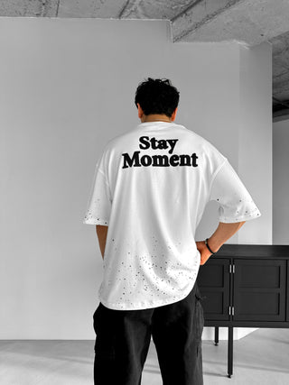 OVERSIZE STAY MOMENT T-SHIRT WHITE