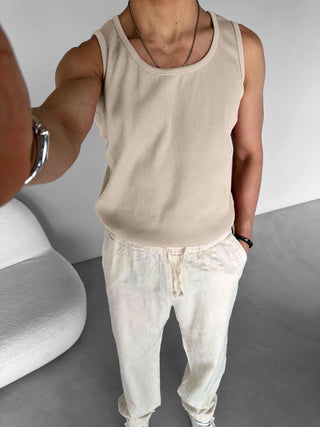 OVERSIZE TANKTOP BEIGE