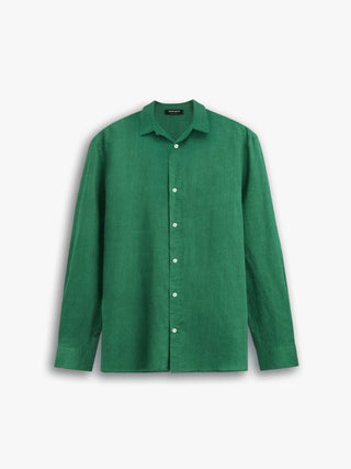 OVERSIZE UNICOLOR BASIC SHIRT GREEN