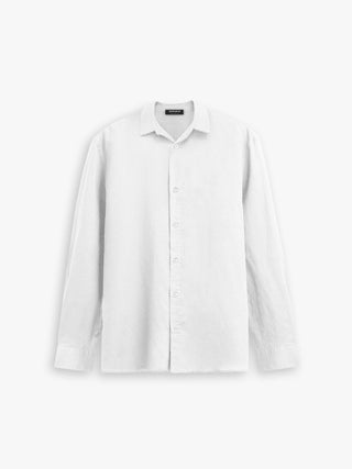 OVERSIZE UNICOLOR BASIC SHIRT WHITE