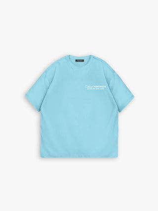 OVERSIZE UNREAL T-SHIRT BABY BLUE