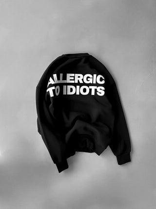 OVERSIZE ALLERGIC SWEATSHIRT BLACK