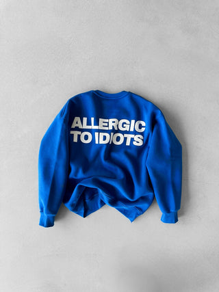 OVERSIZE ALLERGIC SWEATSHIRT BLUE