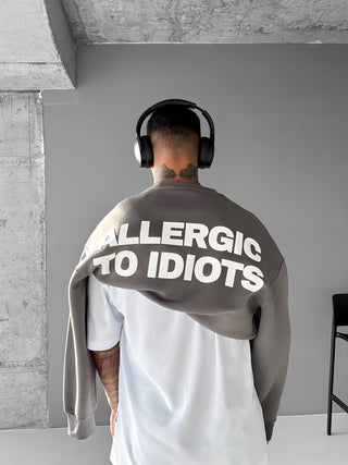 OVERSIZE ALLERGIC SWEATSHIRT GRAY