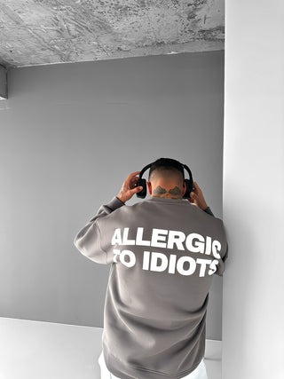 OVERSIZE ALLERGIC SWEATSHIRT GRAY