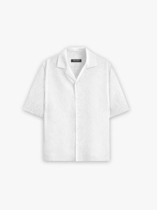 REGULAR FIT CREPE SHIRT WHITE