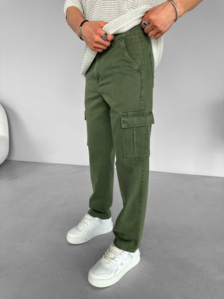 RELAXED FIT CARGO PANT KHAKI