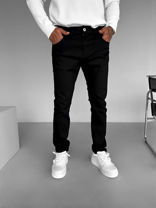 SLIM FIT BASIC JEANS BLACK